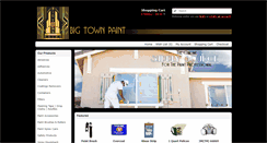 Desktop Screenshot of bigtownpaint.com