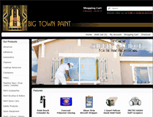 Tablet Screenshot of bigtownpaint.com